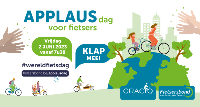 Nationale Applausdag In Antwerpen - Vrijdag 2 Juni | Fietsersbond