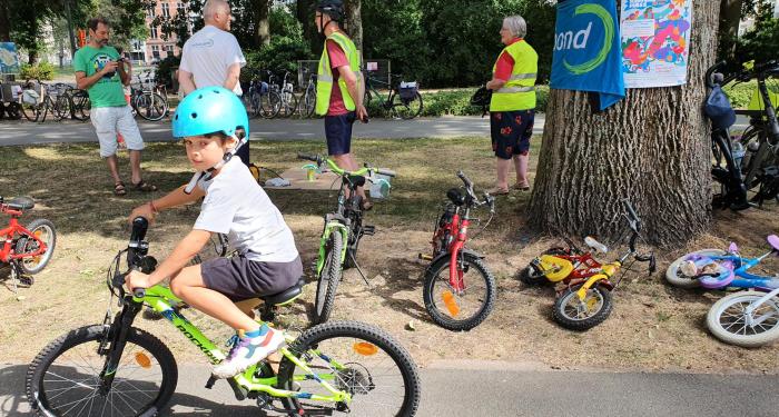 De Kidical Mass in Brugge werd gesmaakt.