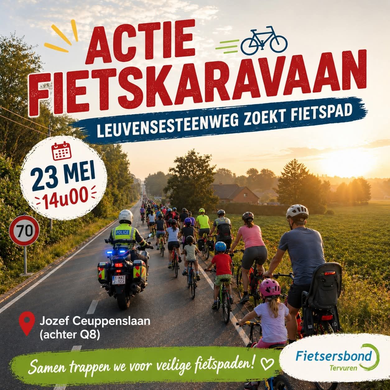affiche fietskaravaan